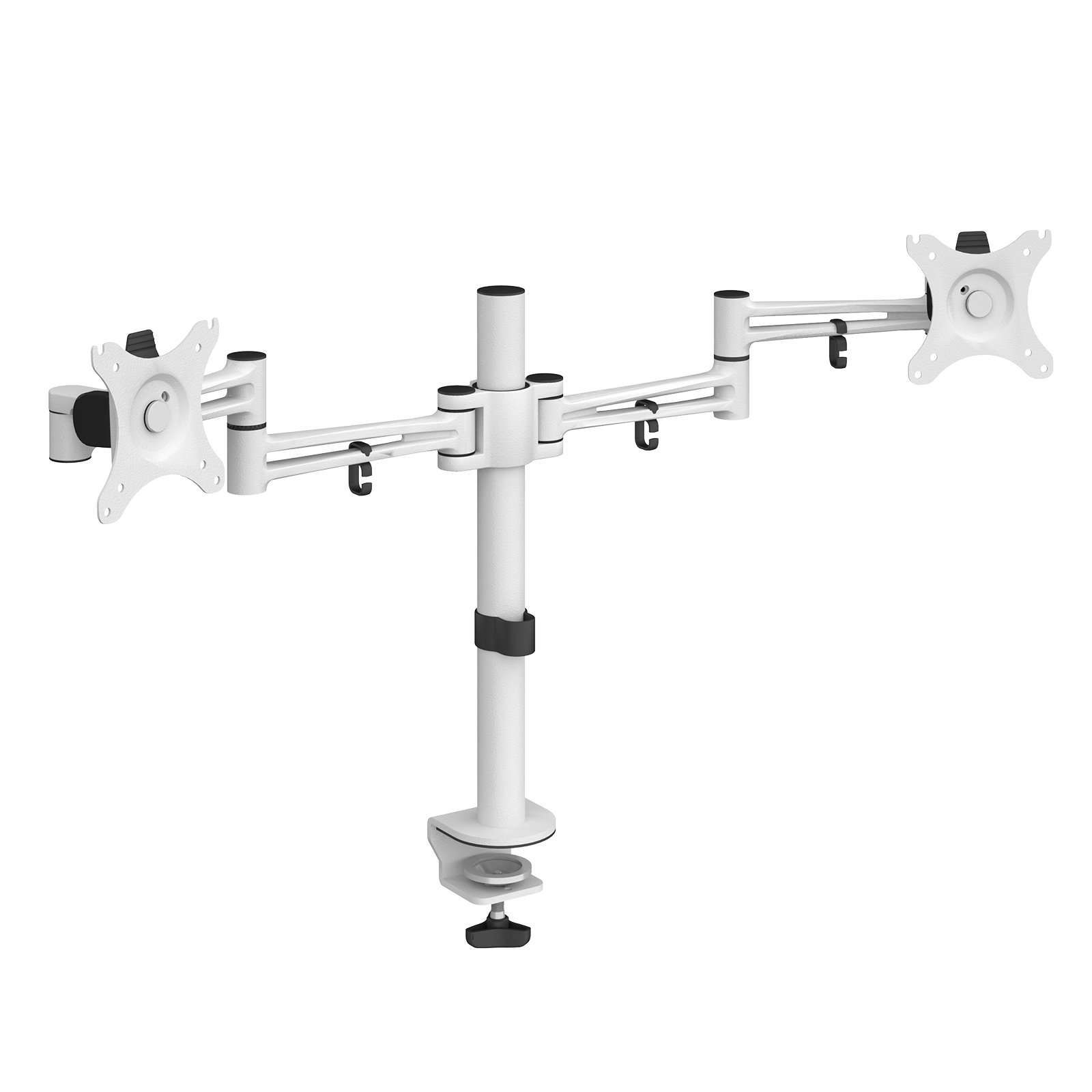 Arms Luna double flat screen monitor arm - white