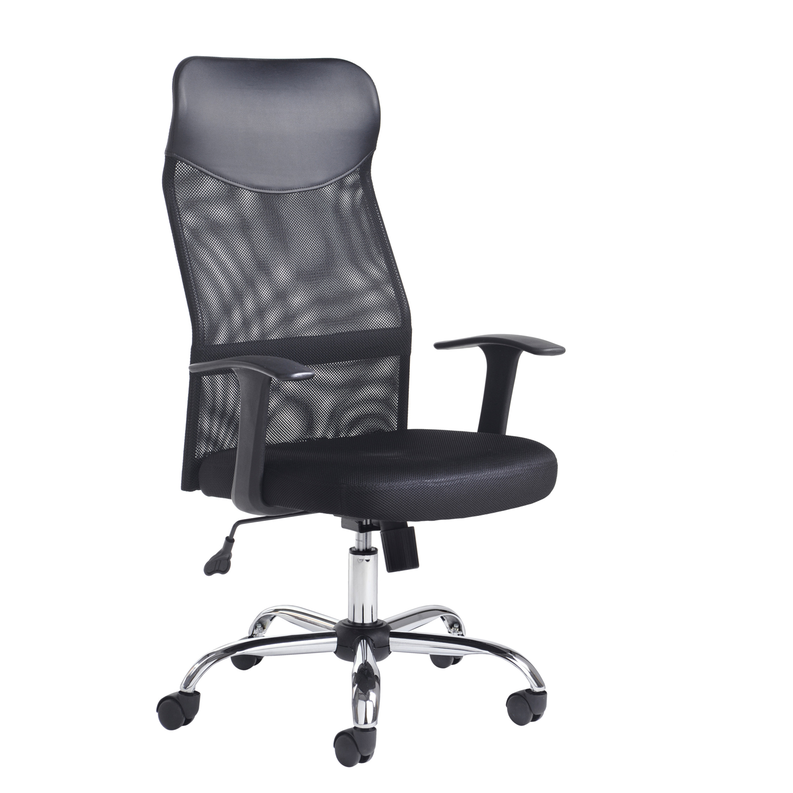 Desk Chairs Aurora high back mesh operators chair - black