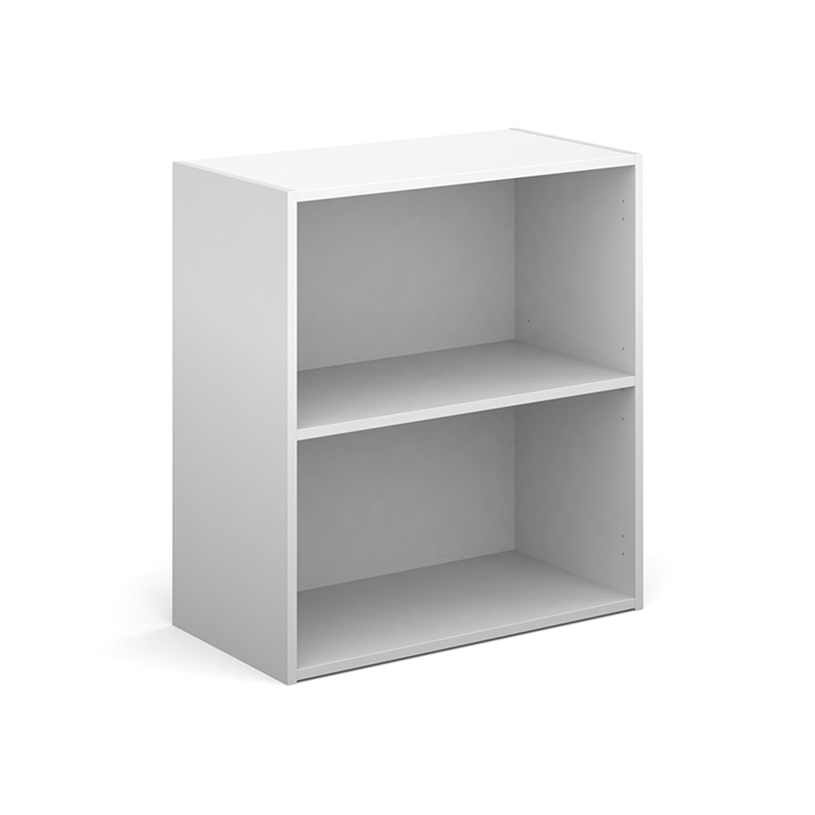 Up To 1200mm High Contract bookcase 830mm high with 1 shelf - white