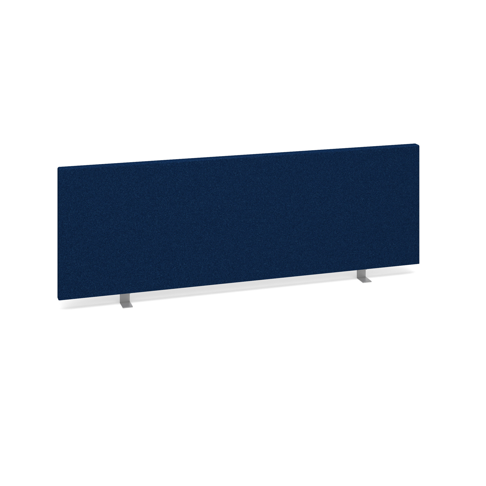 Straight Tops Straight desktop fabric screen 1200mm x 400mm - blue
