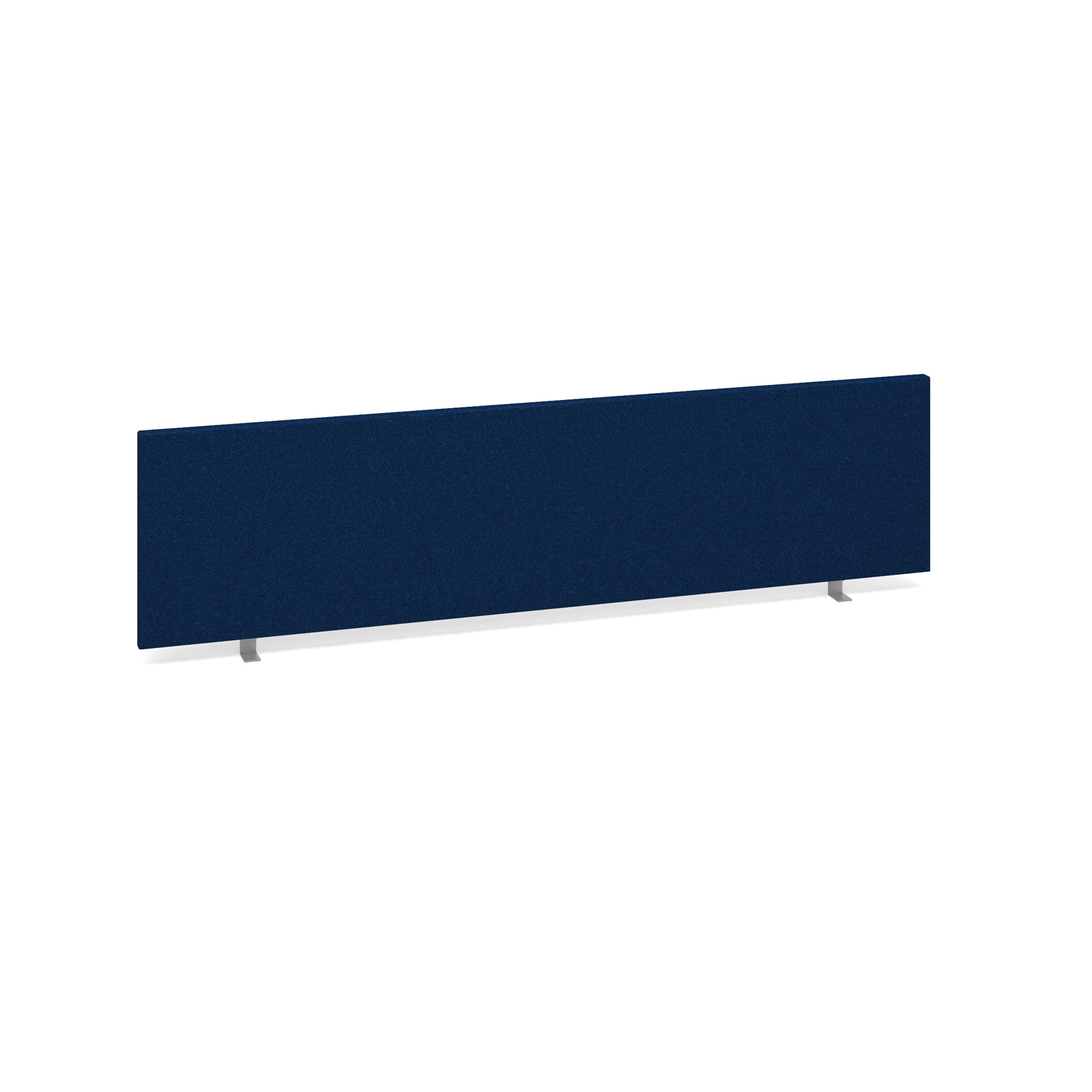 Straight Tops Straight desktop fabric screen 1600mm x 400mm - blue