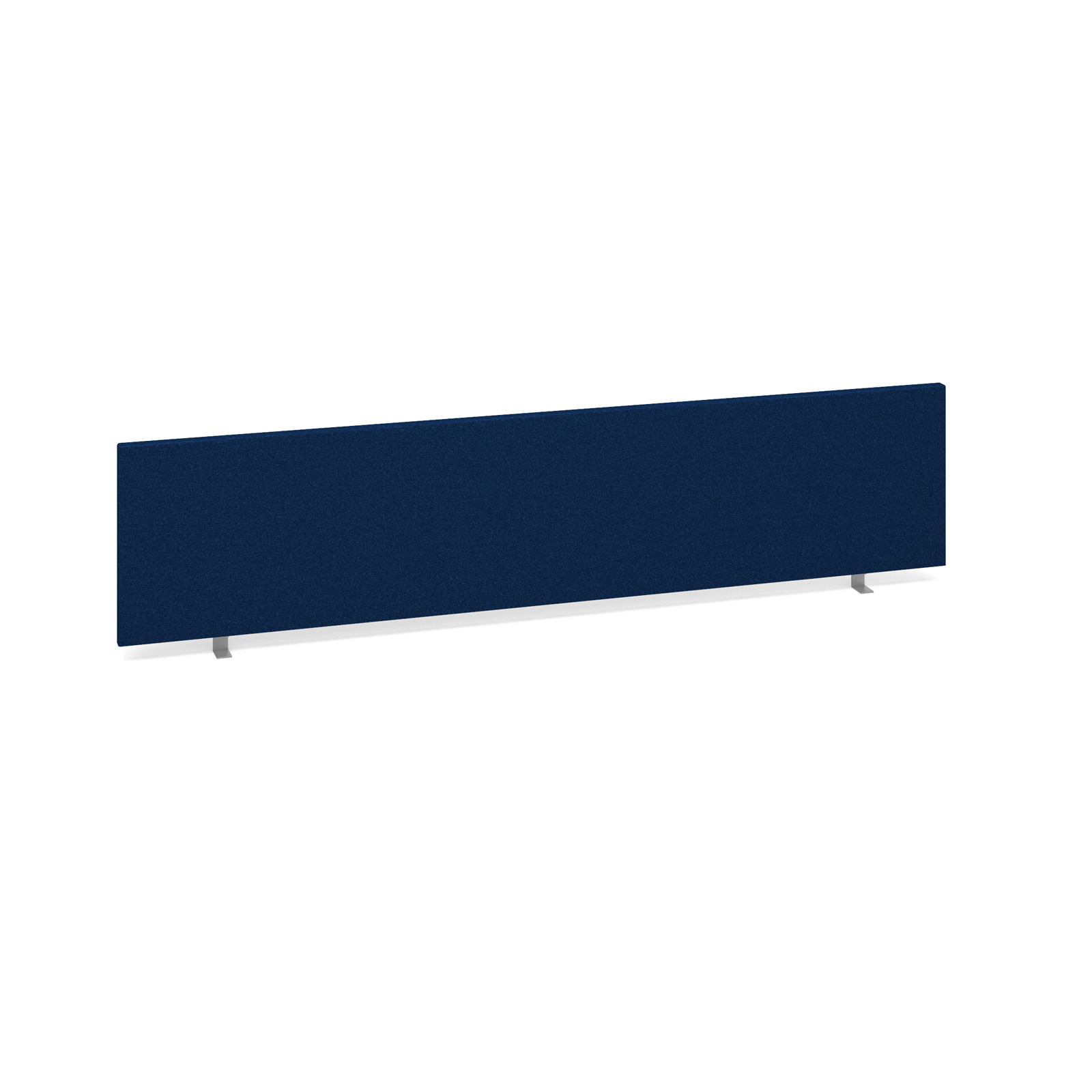 Straight Tops Straight desktop fabric screen 1800mm x 400mm - blue