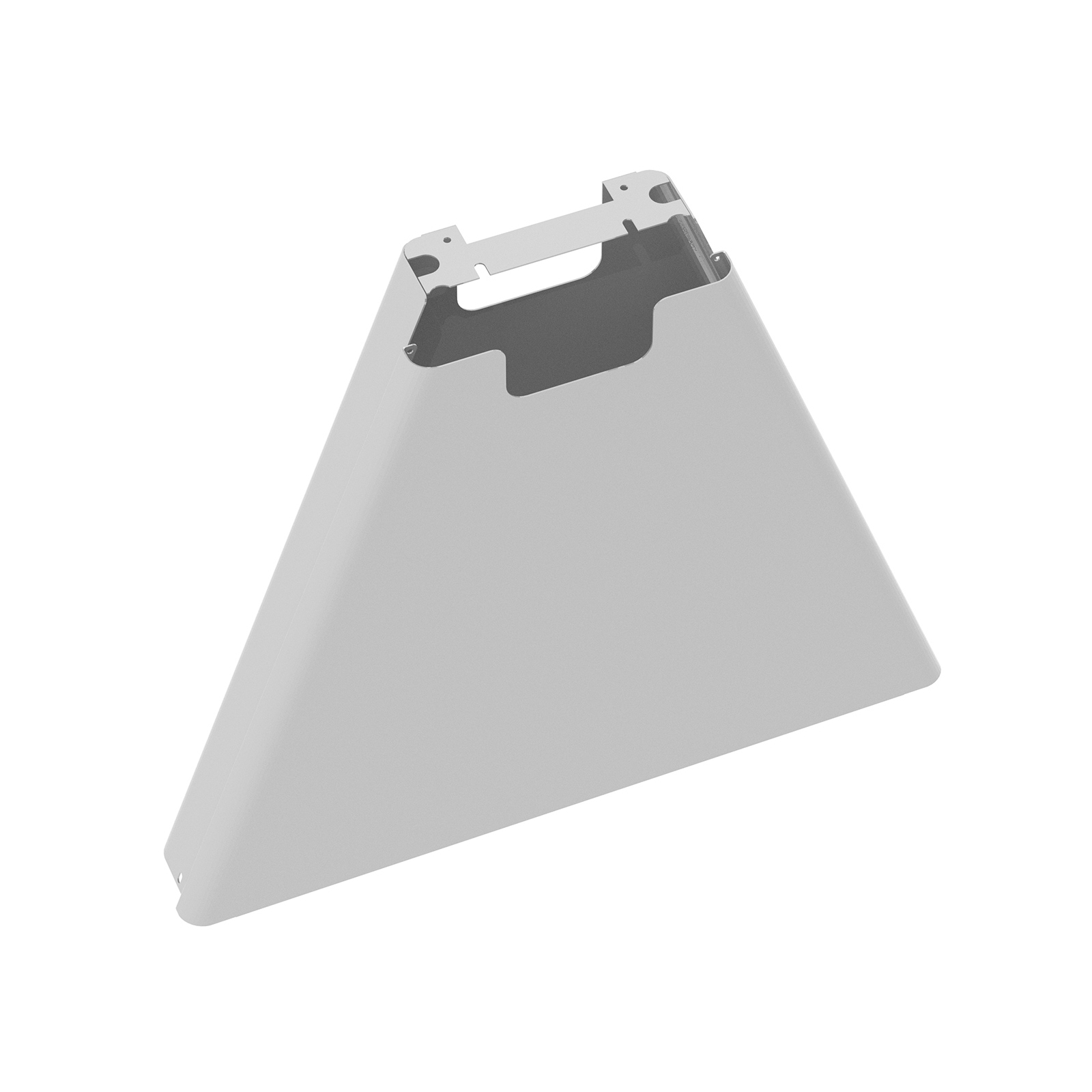 Cable Tidies Fuze mass vertical cable riser for intermediate bench leg - white