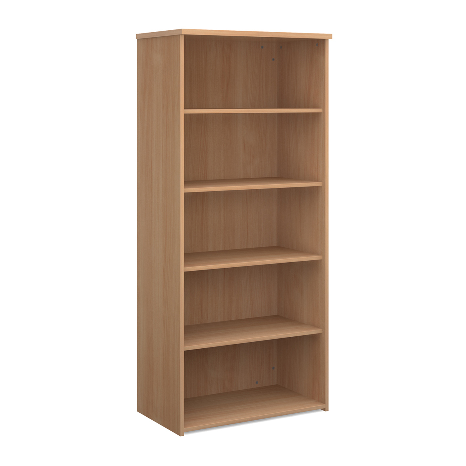 Over 1200mm High Universal bookcase 1790mm high with 4 shelves - beech