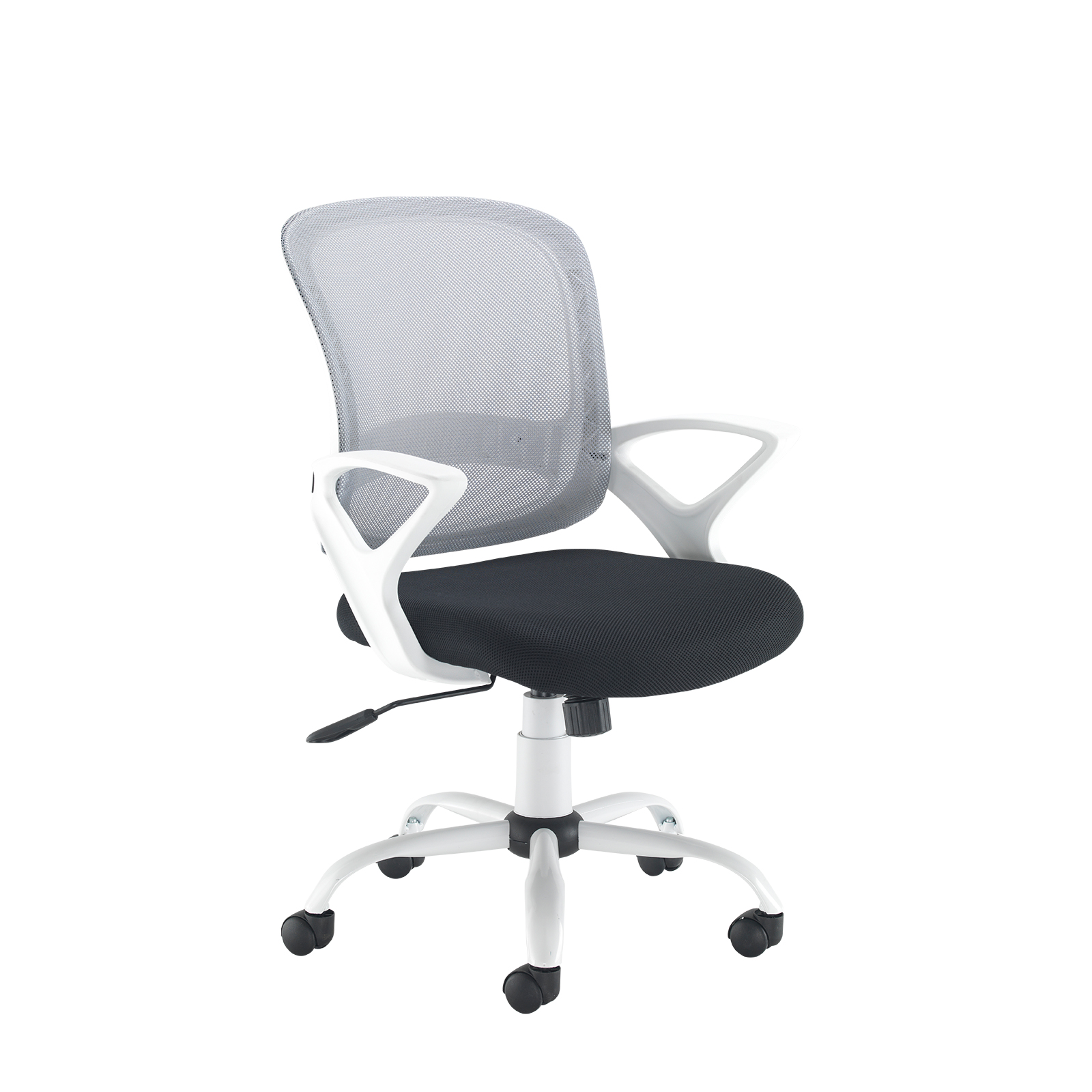 Desk Chairs Tyler mesh back operator chair with white frame